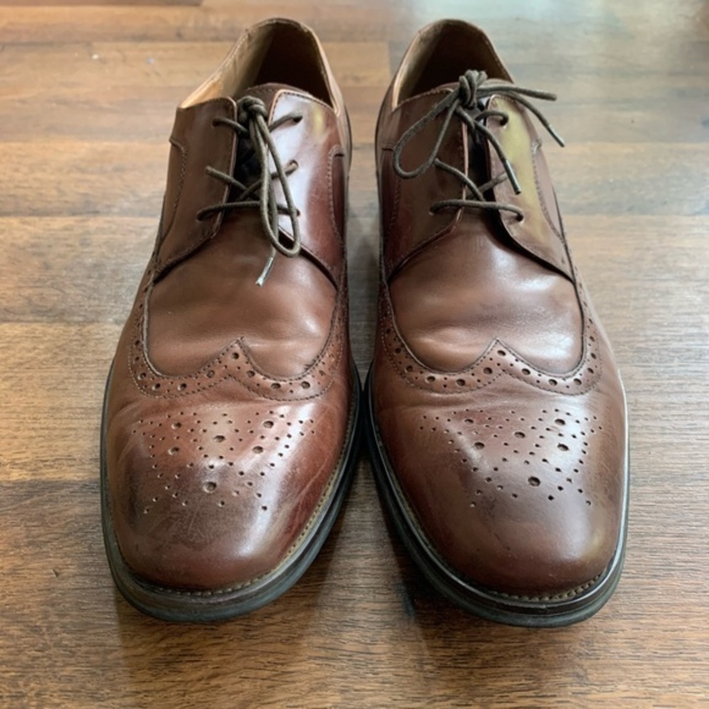 Aldo Brown Leather Oxfords - 13